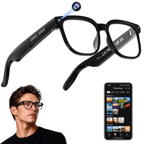 Plunthorn AI Smart Glasses – 4K Camera, Translation & AI Assistant