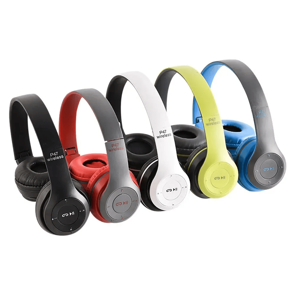 Wireless Bluetooth 5.0 Headphones Headset Over-Ear FM Radio MIC Foldable TF Card.