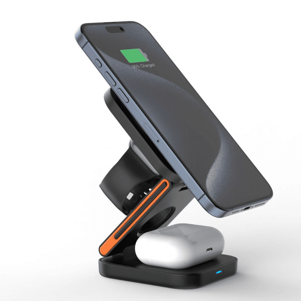 3-in-1 Folding Wireless Charger.