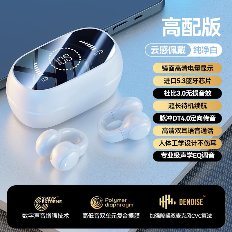 M55 Bone Conduction Bluetooth Earphones for Sports.