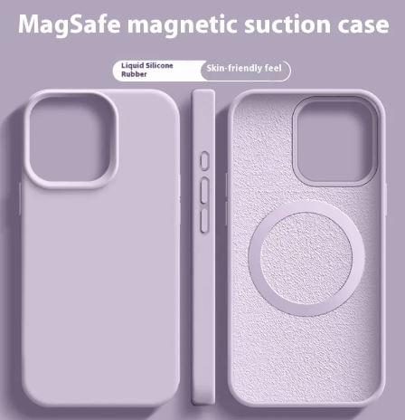 Magnetic Liquid Silicone  Magsafe Case For iPhone
