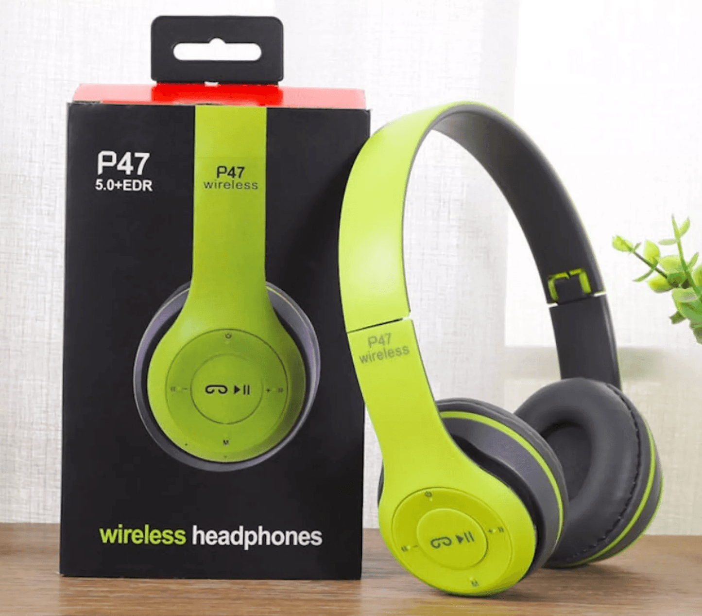 Wireless Bluetooth 5.0 Headphones Headset Over-Ear FM Radio MIC Foldable TF Card.