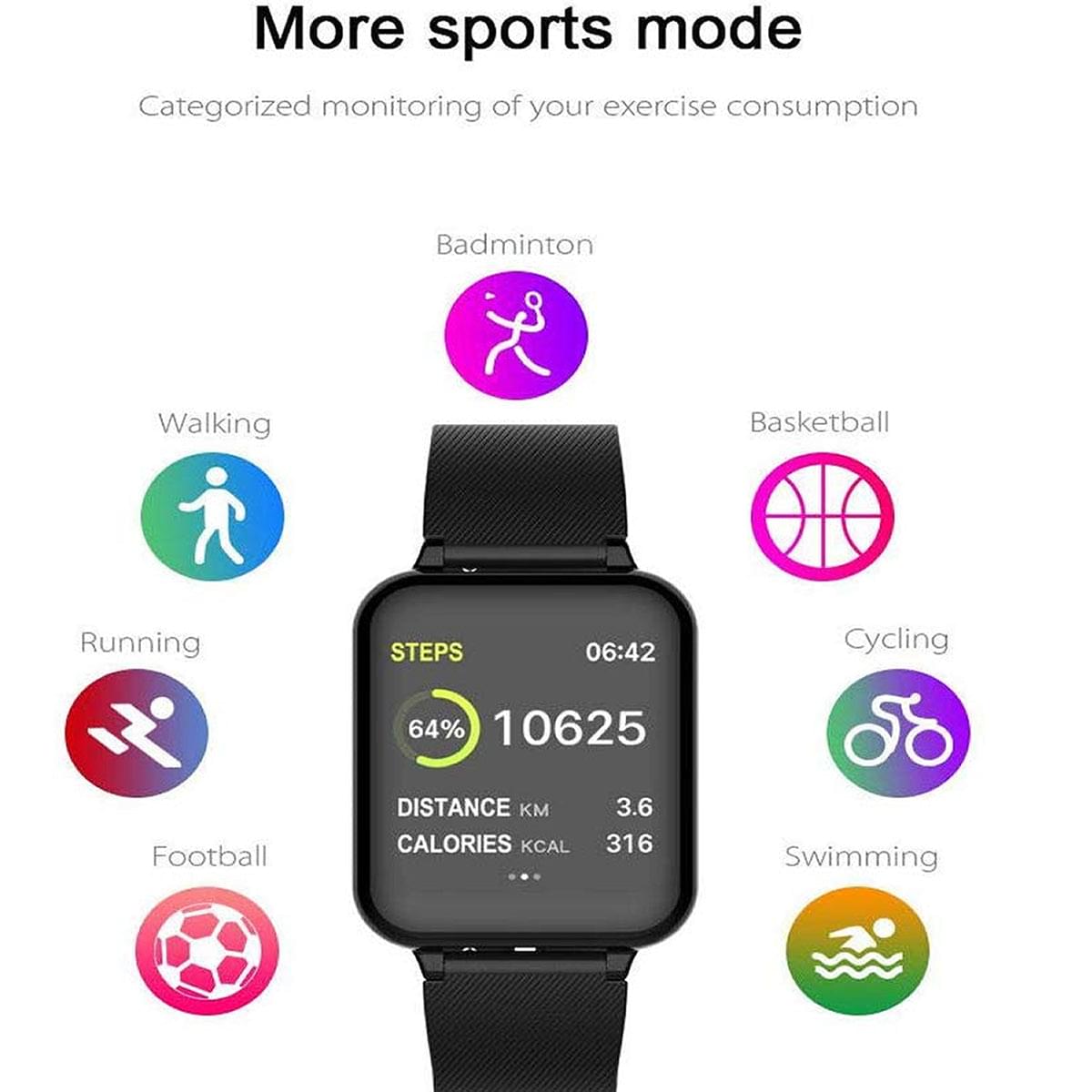 Smart Fit Total Wellness And Sports Activity Watch.