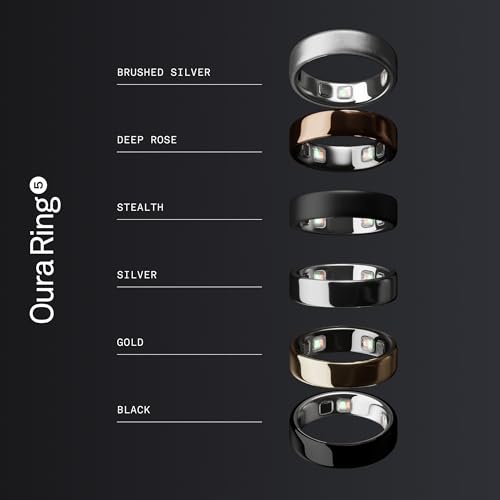 Oura Ring 5 — World's Smallest Smart Ring | Health & Sleep Tracker