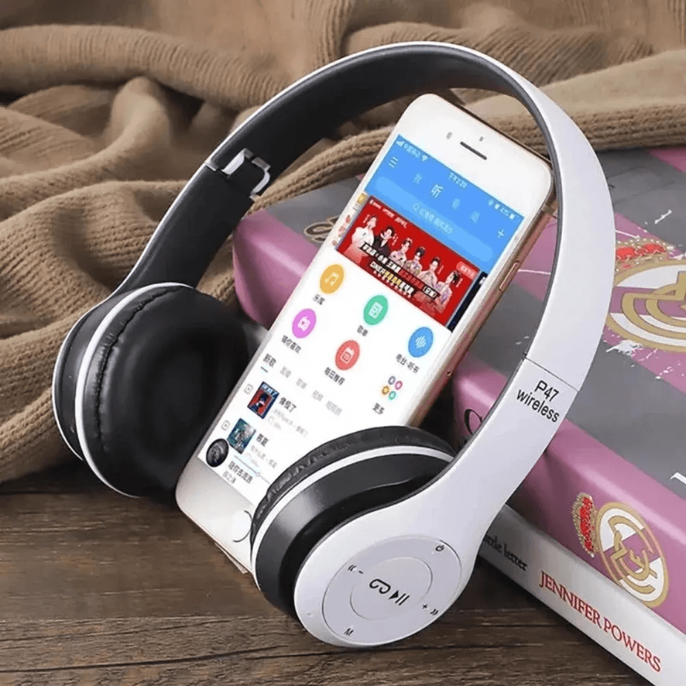 Wireless Bluetooth 5.0 Headphones Headset Over-Ear FM Radio MIC Foldable TF Card.