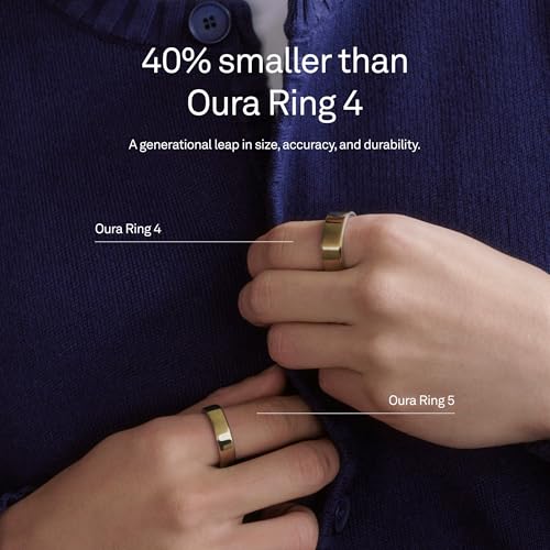 Oura Ring 5 — World's Smallest Smart Ring | Health & Sleep Tracker