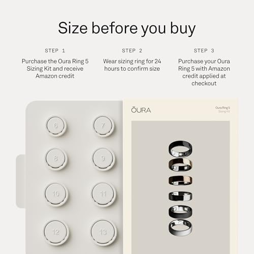 Oura Ring 5 — World's Smallest Smart Ring | Health & Sleep Tracker