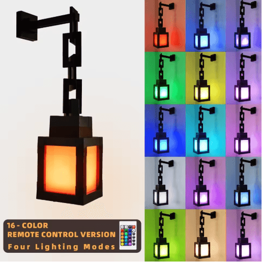 Pixel Style RGB Lantern Light.