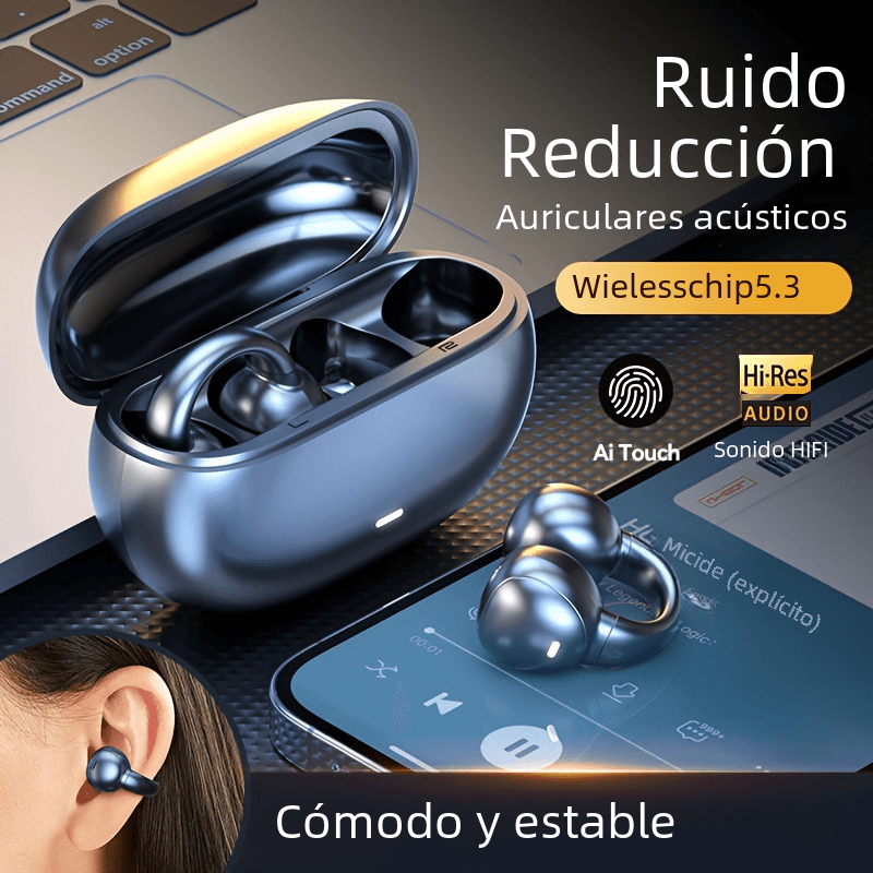 M55 Bone Conduction Bluetooth Earphones for Sports.