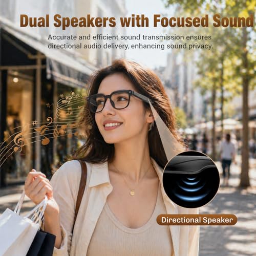 Plunthorn AI Smart Glasses – 4K Camera, Translation & AI Assistant