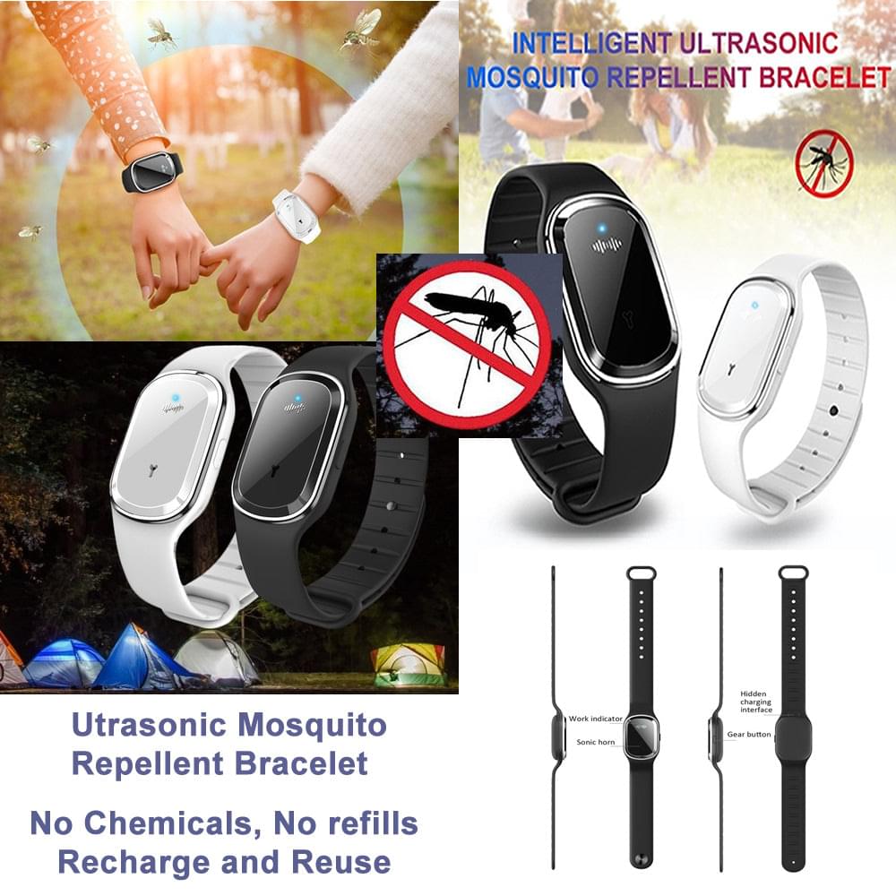 Super Shield Mosquito Repellent Watch Band Ultrasonic And Electronic.