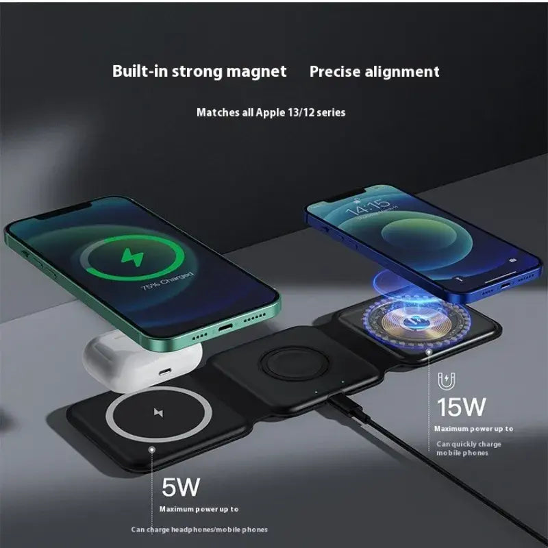 Ultimate magnetic wireless charger providing efficient and convenient power solutions for modern devices.