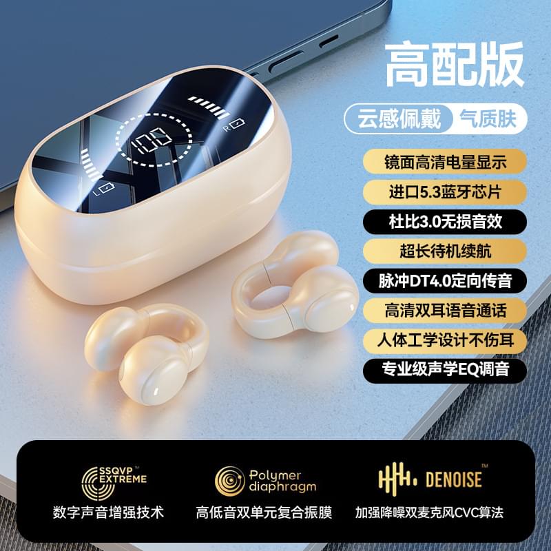 M55 Bone Conduction Bluetooth Earphones for Sports.