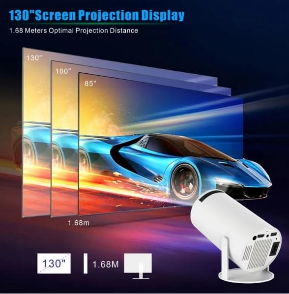 HY300 Pro Projector Home Theater.
