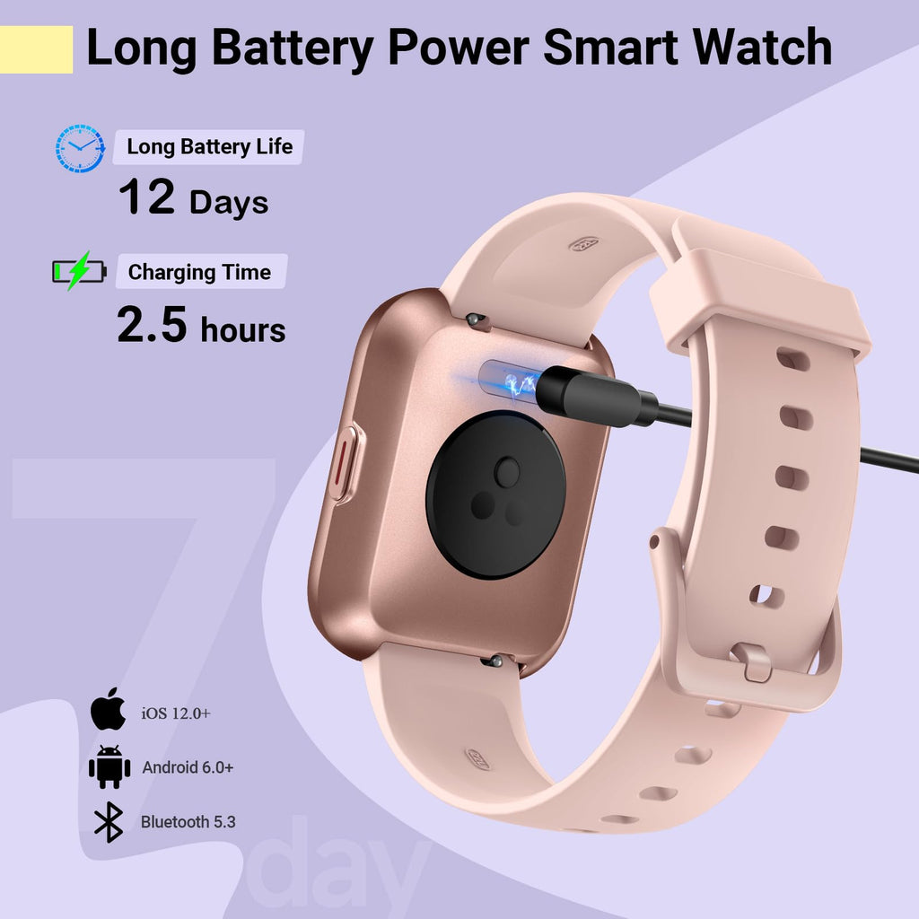 Quican Smartwatch – Fitness & Health Tracker for Android & iPhone
