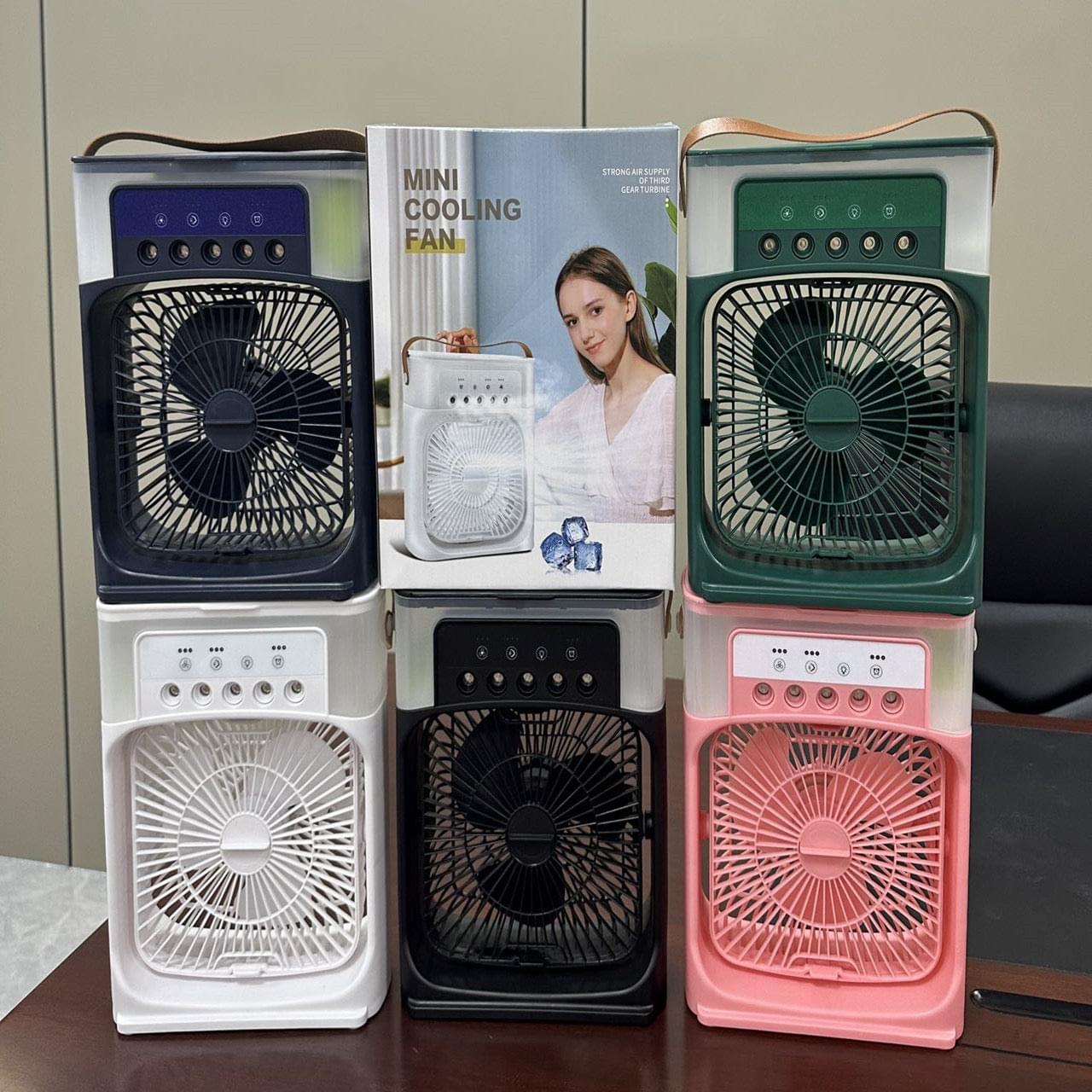 Portable 3-in-1 Air Cooler Fan – Mini AC for Room, Office & Car | Fast Cooling + Humidifier | Ships from USA 🇺🇸 | TikTok & Amazon Hot Seller!.