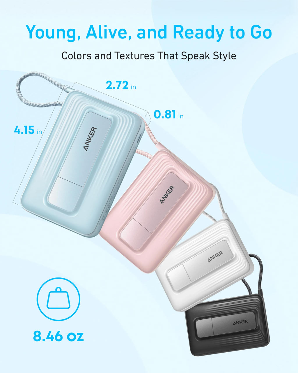 Anker Zolo MagSafe Power Bank 10,000mAh | 30W Fast Charging, 4 Colors