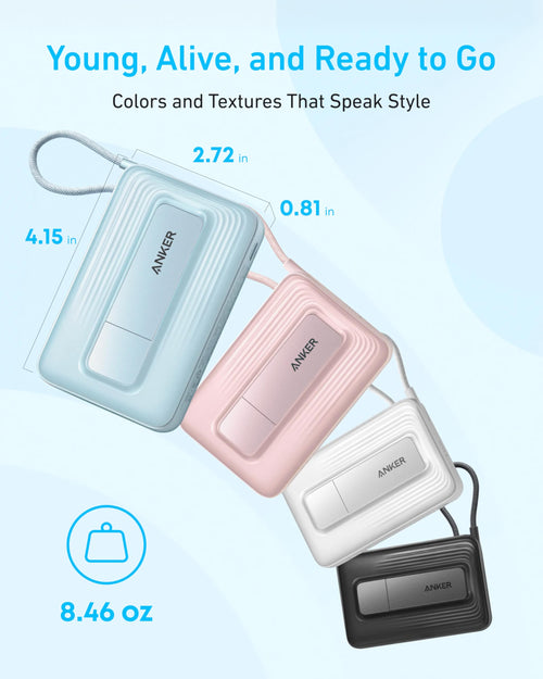 Anker Zolo MagSafe Power Bank 10,000mAh | 30W Fast Charging, 4 Colors