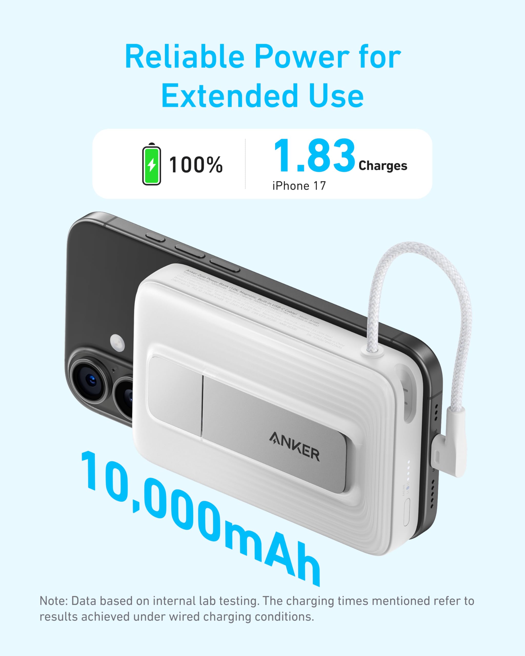 Anker Zolo MagSafe Power Bank 10,000mAh | 30W Fast Charging, 4 Colors