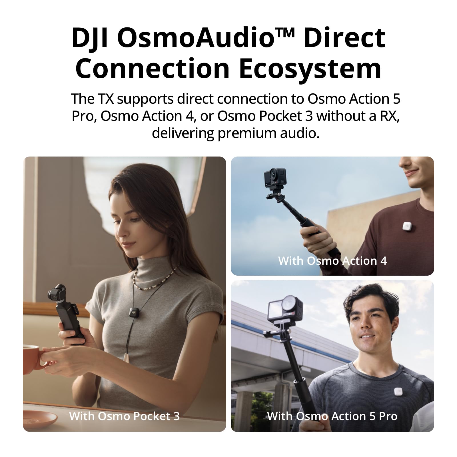 DJI Mic Mini | Wireless Microphone System for Creators