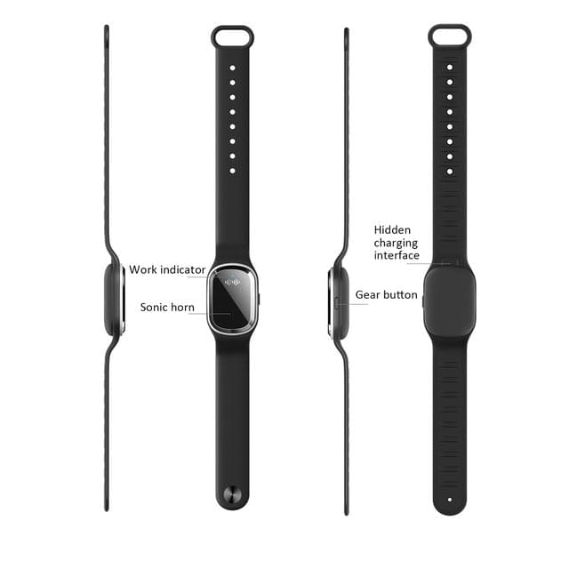 Super Shield Mosquito Repellent Watch Band Ultrasonic And Electronic.
