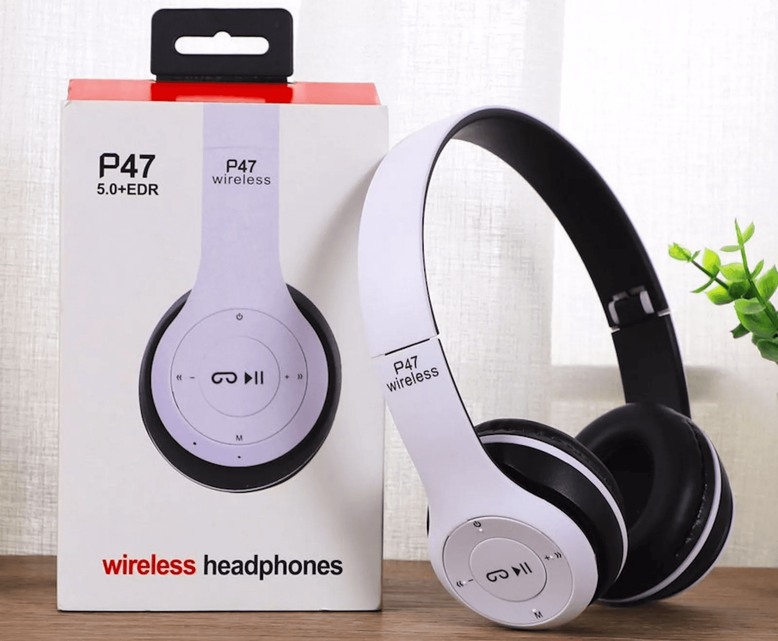 Wireless Bluetooth 5.0 Headphones Headset Over-Ear FM Radio MIC Foldable TF Card.