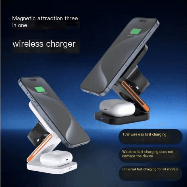3-in-1 Folding Wireless Charger.