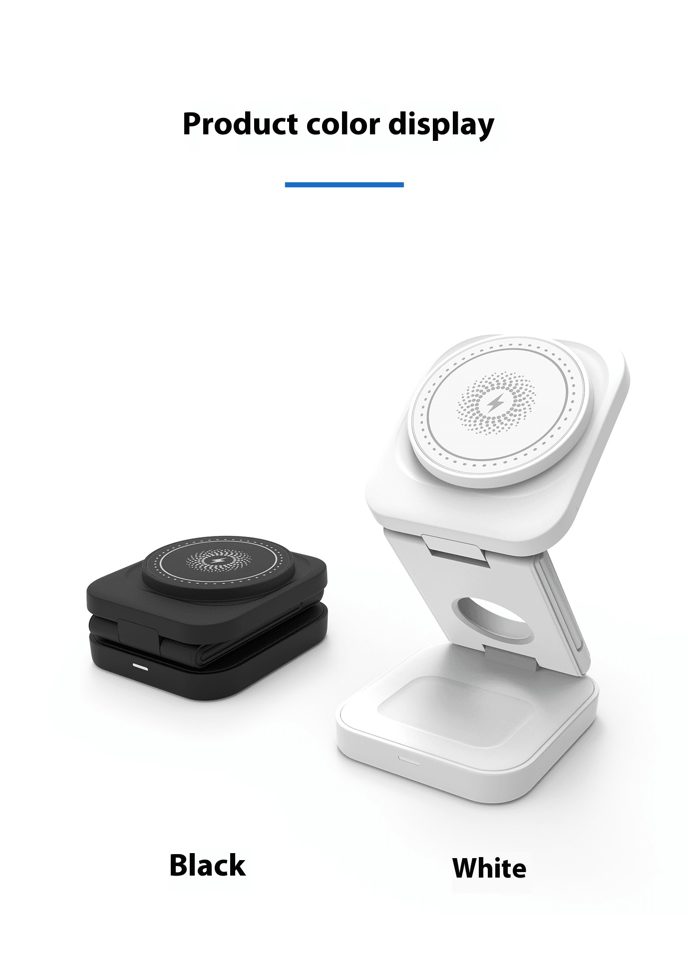 3 IN 1 FOLDABLE WIRELESS CHARGER.