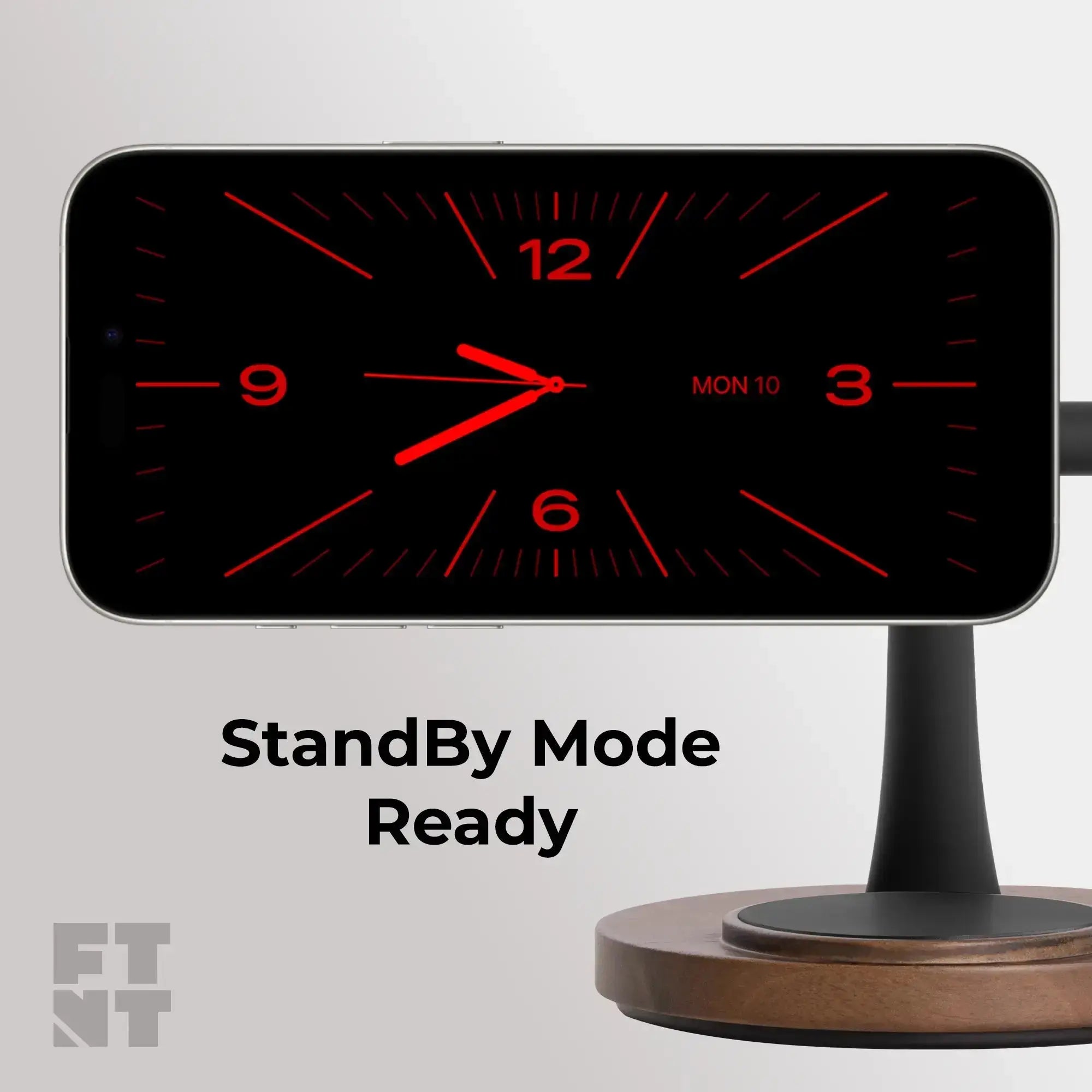 ZenStand 3-in-1 Wood MagSafe-compatible Wireless Charging Stand