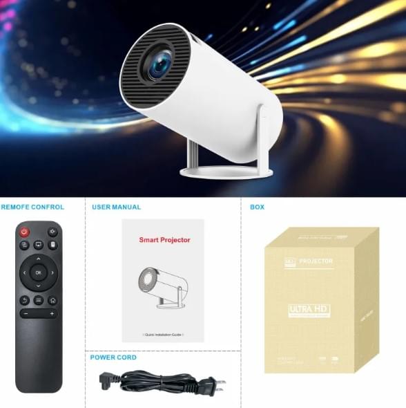 HY300 Pro Projector Home Theater.