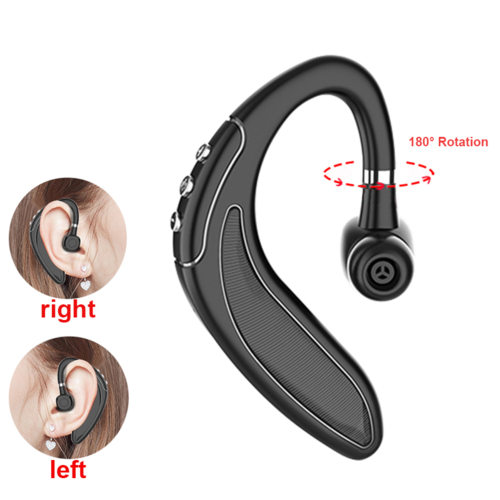 Bluetooth 5.0 Hands-Free Headset with Adjustable Ear Hook