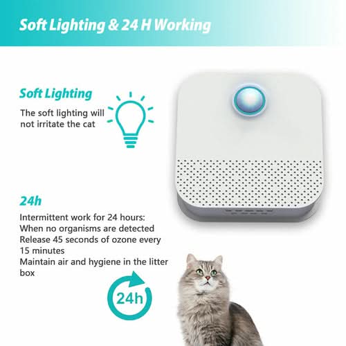 Rechargeable Pet Odor Deodorizer with Sensor Control