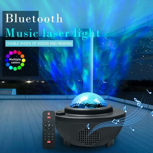 Colorful Starry Sky Galaxy Projector with Bluetooth Speaker and remote control