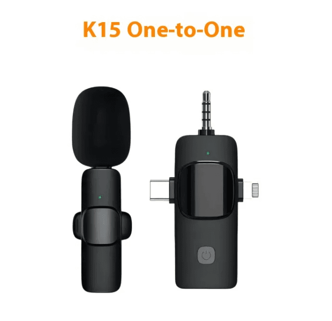 Wireless Collar Clip Microphone Three-in-one Three Connector Mini Microphone 35 Hole.