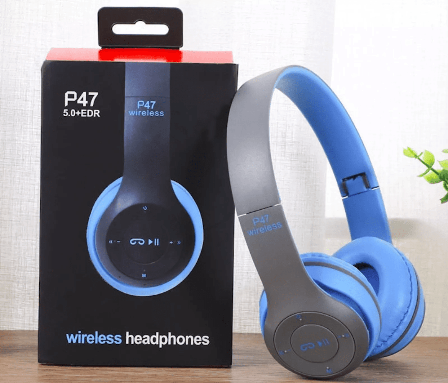 Wireless Bluetooth 5.0 Headphones Headset Over-Ear FM Radio MIC Foldable TF Card.